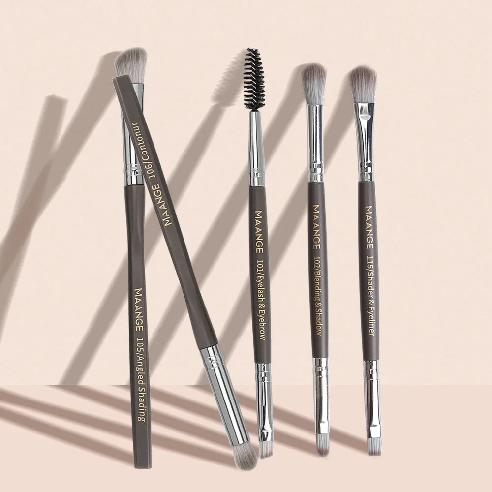 

Lot 5PCS/Set Hexagonal Grid Eye Makeup Brush Set Eye Shadow Brush Beauty Cosmetic Tools