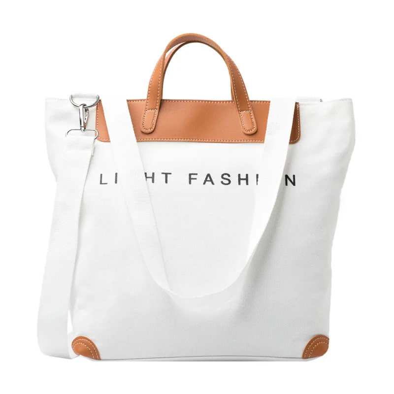 

Bag Women's Bag New 2021 Fashion One-shoulder Canvas Bag Oblique Bag Female Large-capacity Tote Bag Handbag
