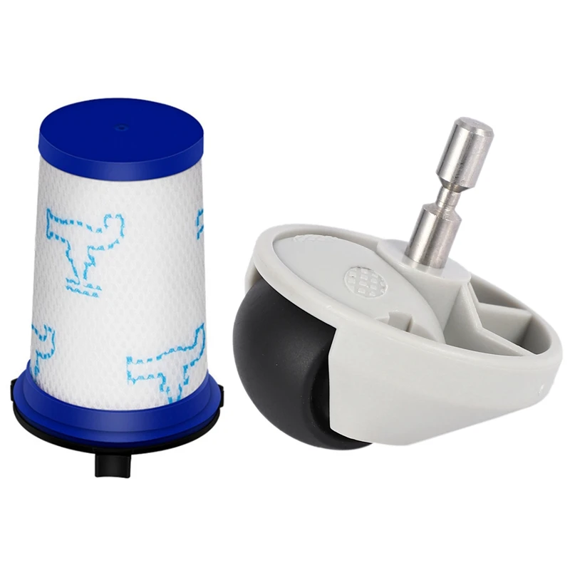 5 шт. детали для пылесоса: 1 Сменное колесо в сборе колесико и 4 фильтра|Запчасти