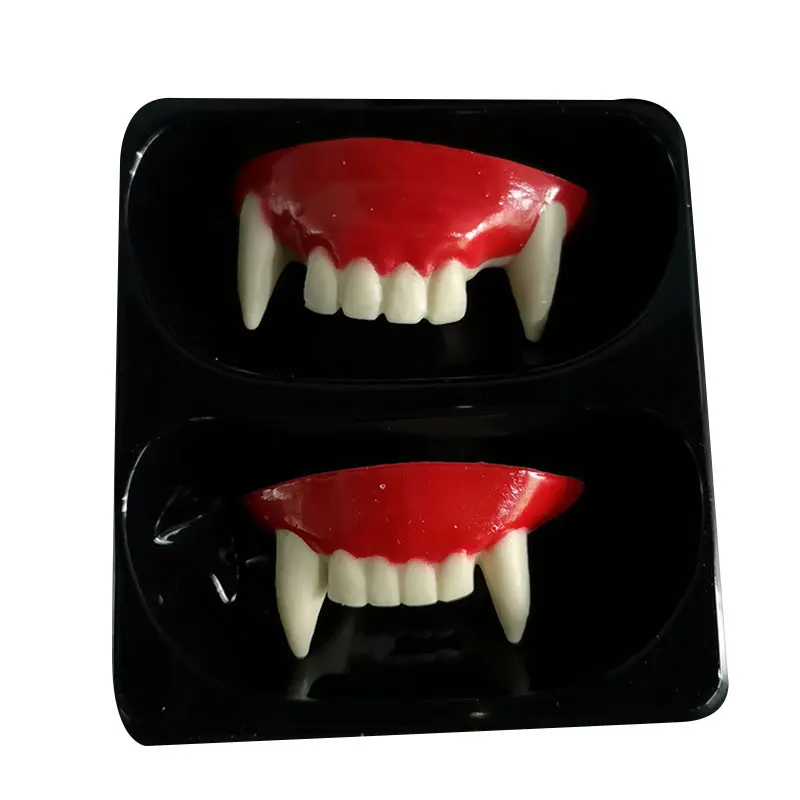 Хэллоуин пластиковые зубы страшная Вечеринка Нетоксичная безопасная Косплей