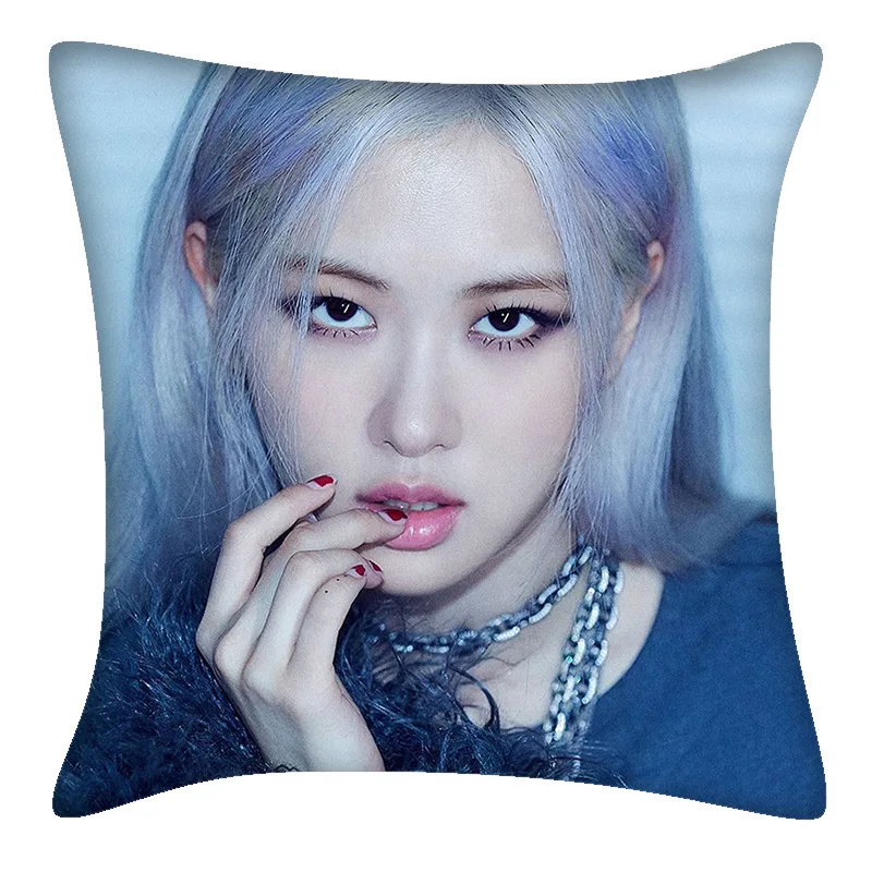 

BP New Album THE ALBUM Double Sides Sofa Pillow Cushion Home Living Decor Throw Pillow BLINK Fans Collection
