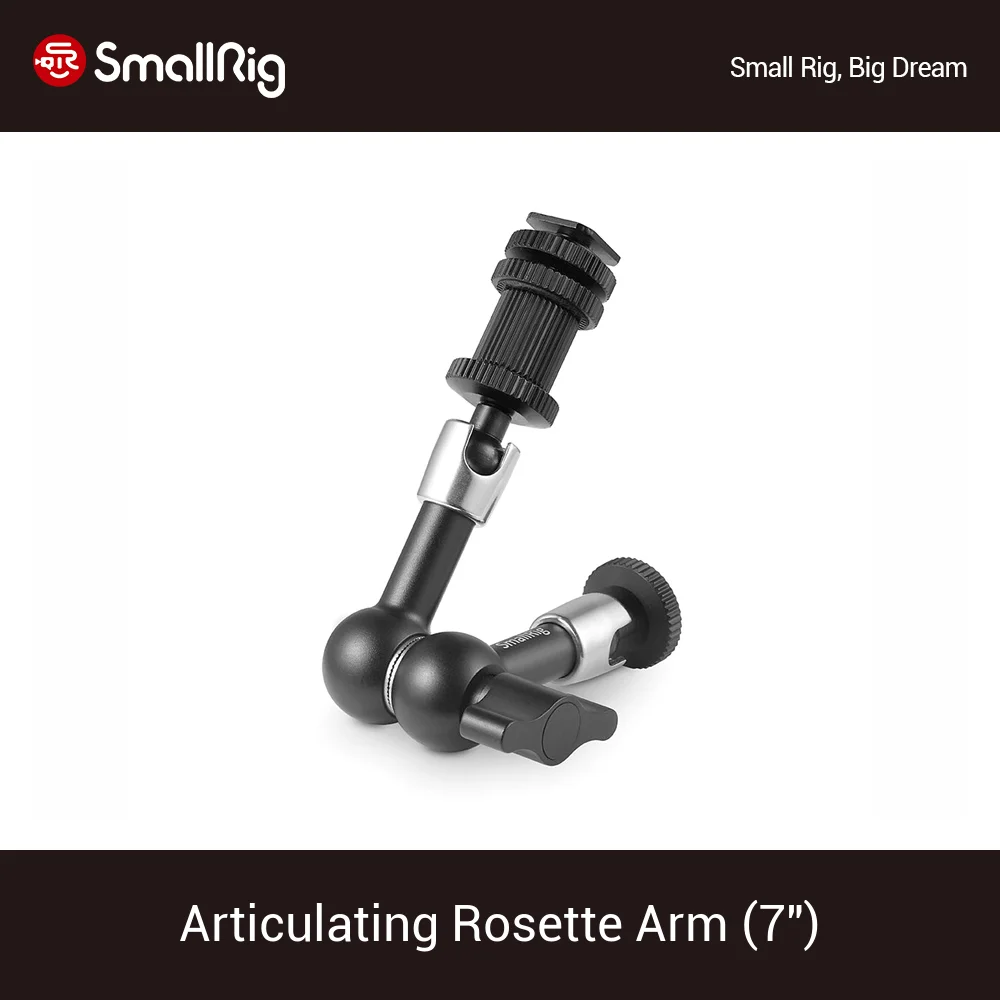 7-дюймовый Шарнирный Рычаг розетки SmallRig с резьбовым винтом 1/4 дюйма и удлинителем