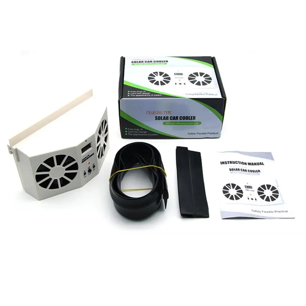 Горячая продажа вентилятор на солнечных батареях летний автомобиль окно авто