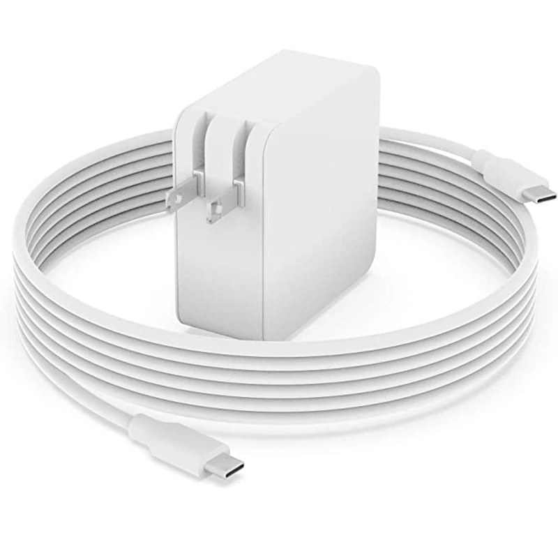 

New Origina UL Listed AC Charger Fit for HP Pavilion X2 12-b096ms 7.5Ft 65W Type C Laptop Power Supply Adapter Cord