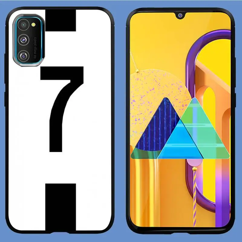 Футбол номер 10 7 11 футбольный чехол для телефона Samsung A10 A12 A02 A20E M30 A31 A32 A40 A50 S A52 A51 A70