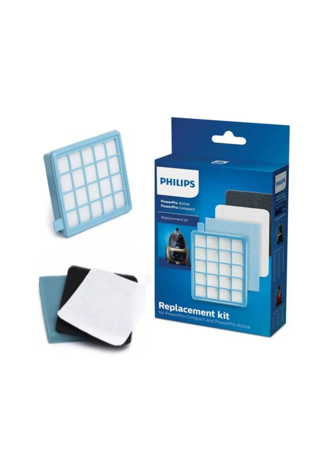 

MHK Parts Philips Fc 9521 Powerpro Active Hepa Filter Set