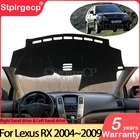 Противоскользящий коврик для приборной панели Lexus RX 2004  2009 XU30, Солнцезащитный коврик для защиты автомобильных аксессуаров RX300 RX330 RX350 RX400h 2006