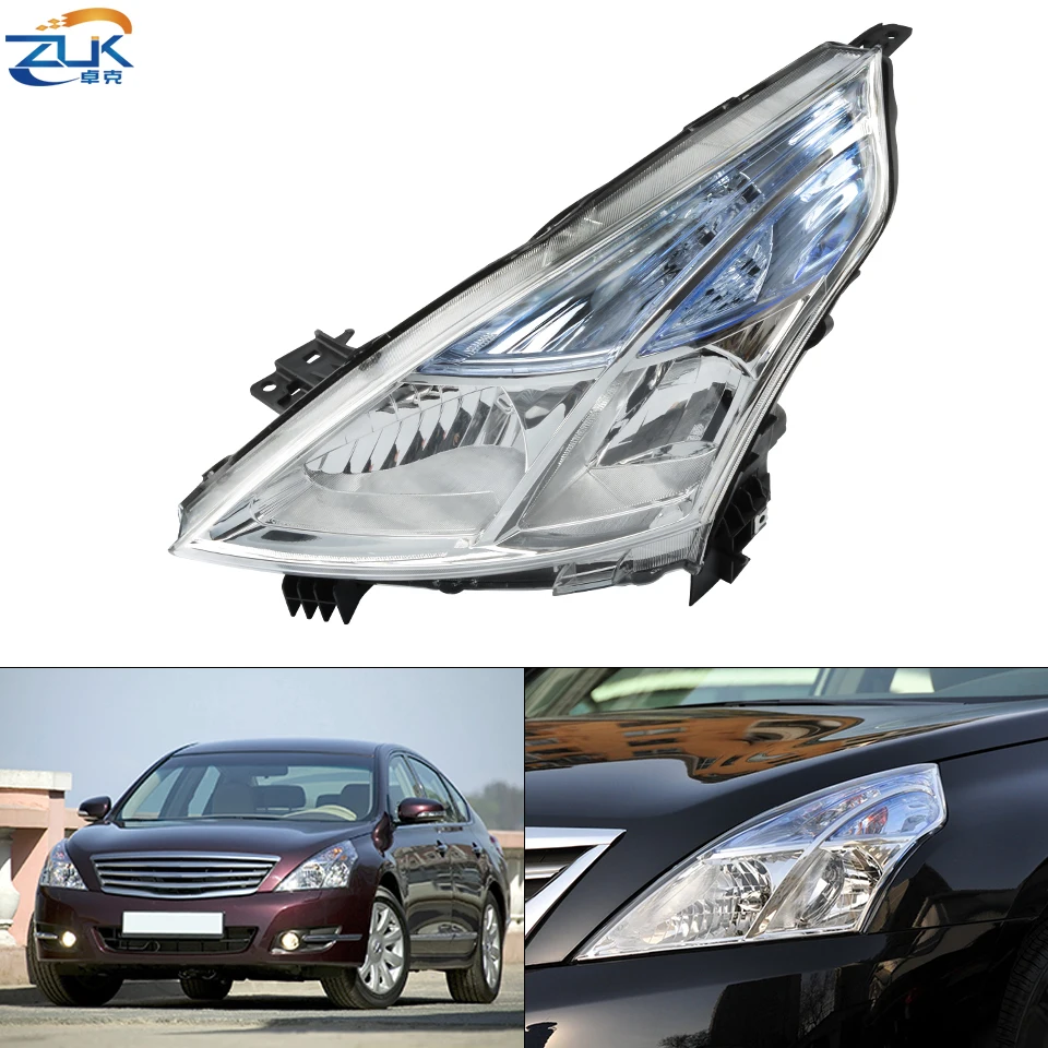 Передний галогенный светильник ZUK в сборе для NISSAN TEANA MAXIMA J32 2008 2009 2010 2011 2012 налобный