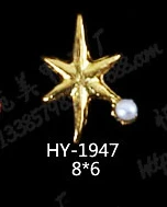 HY-1947 10pcs 10 шт./лот, сплав дизайн ногтей 3d плоские цветы бриллианты жемчужные ювелирные изделия Стразы украшения для ногтей - Цвет: HY-1947 10pcs
