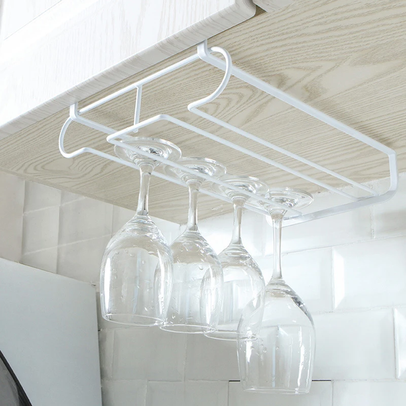 

1PC Useful Wine Rack Wine Glass Rack for Holder Glasses Storage Bar Kitchen Cups
