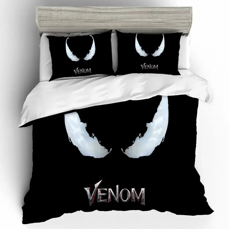Домашний текстиль постельное белье Venom Ropa De Cama свадебный подарок Sabanas 3d комплект постельного белья королевского размера Lencol Cama Casal Cat постельное белье поплин