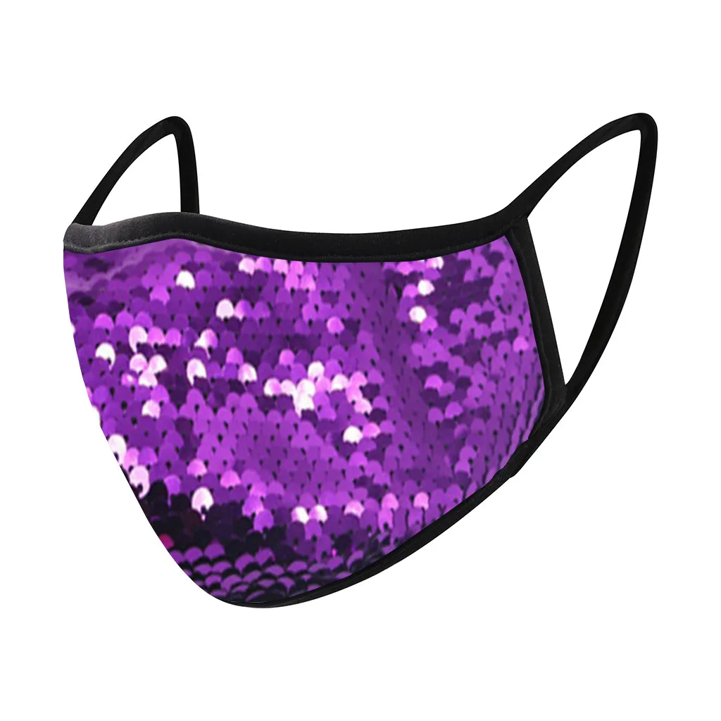 Рождественская Детская Солнцезащитная хлопковая Маска Для Лица с блестками