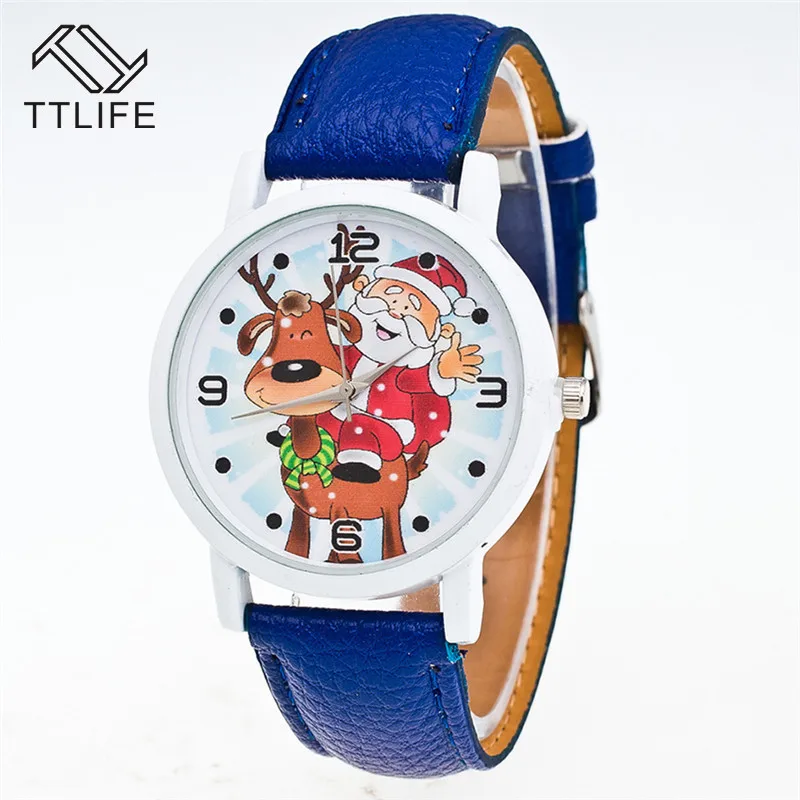TTLIFE новые рождественские украшения с узором для пожилых людей кожаный ремешок