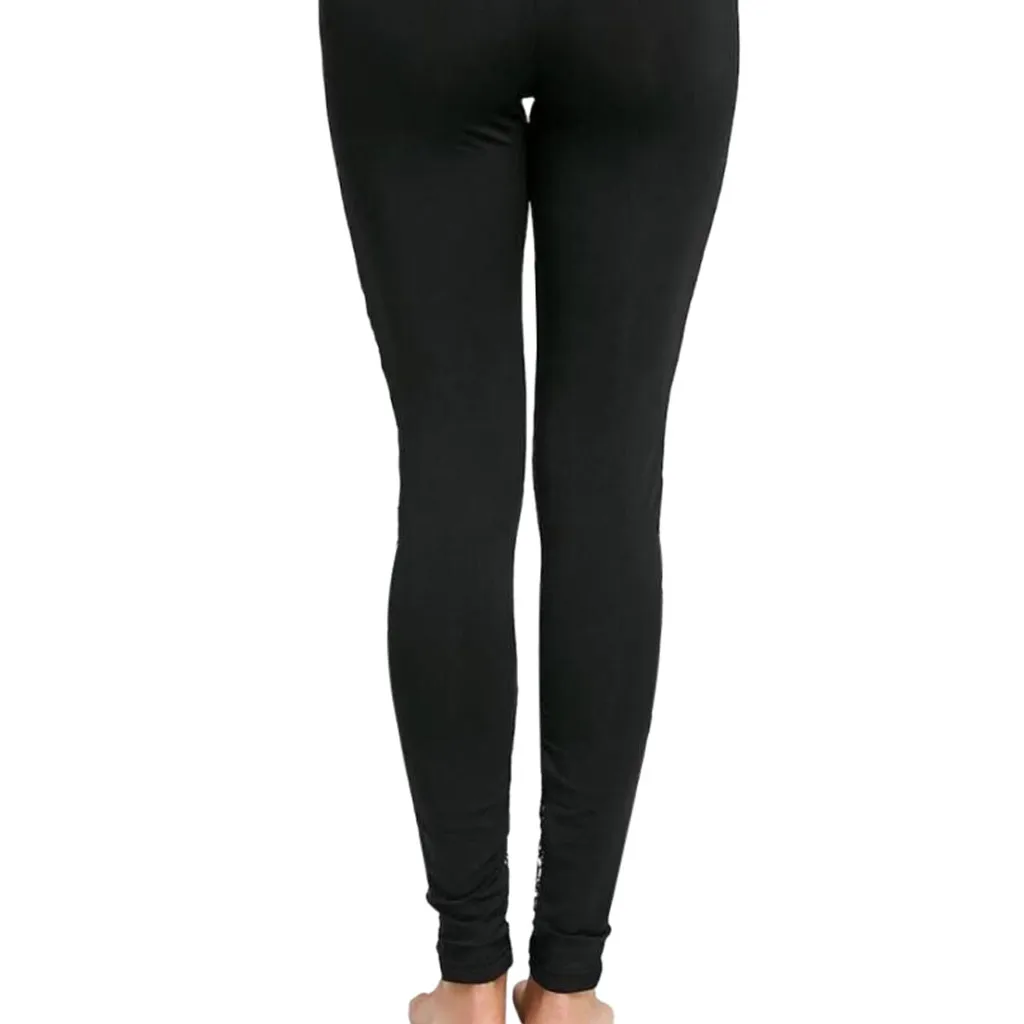 

New Fashion Women High Waist Lace Sexy Plus Size Sport Sexy Pants Push Up Motion Leggings Trousers Pantalones