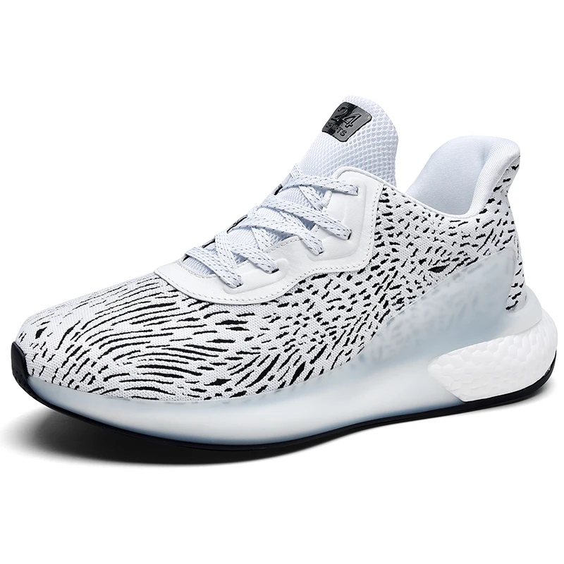 Мужская Летняя обувь с дышащей сеткой светильник кроссовки повседневная для