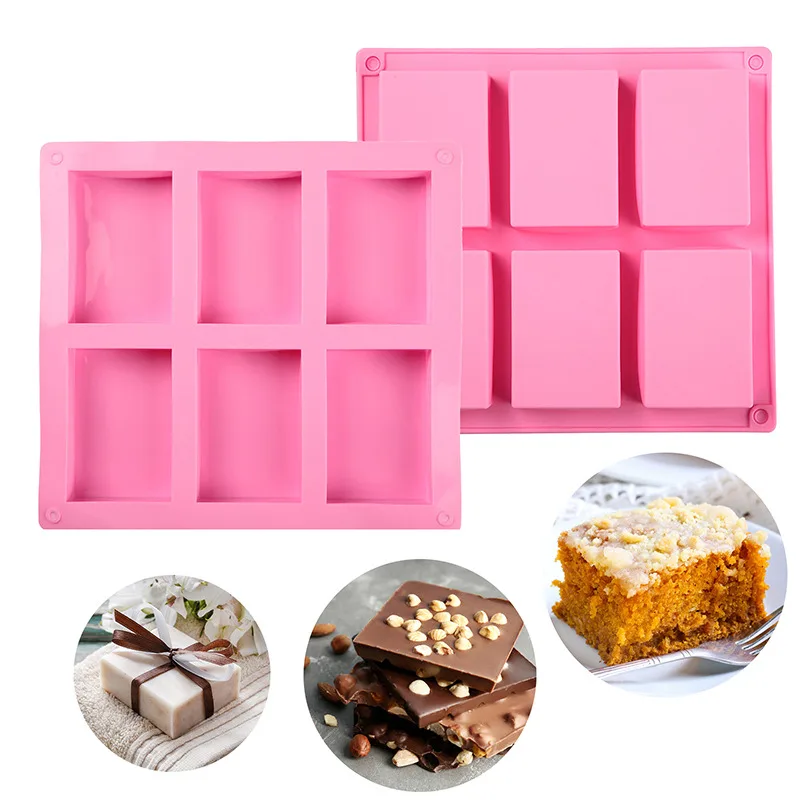 Силиконовая форма для формы ароматерапии сделай сам квадратные восковые