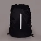 Светоотражающий водонепроницаемый рюкзак, 1 шт., чехол от дождя для занятий спортом на открытом воздухе, ночной езды на велосипеде, легкий непромокаемый чехол, Сумка для кемпинга, пешего туризма, 25-40 л