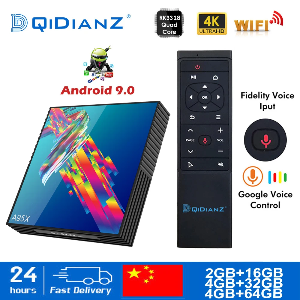 A95X R3 Android 9,0 Smart tv BOX Google Assistant 4K Dual Wifi BT медиаплеер Play Store бесплатное приложение быстрый набор верхней коробки