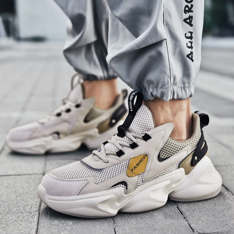 

Breathable Men Sneakers 2020 Fashion Comfortable Runnig Shoes Lace up Jogging Shoes Outdoor Male Sports Shoes Tenis Masculino