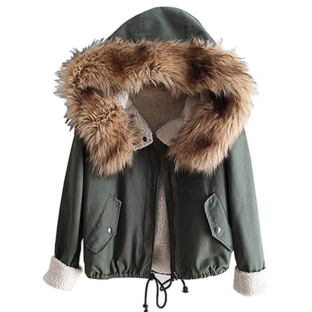 Новинка зимы 2019 Женское пальто толстая хлопковая куртка женская верхняя одежда