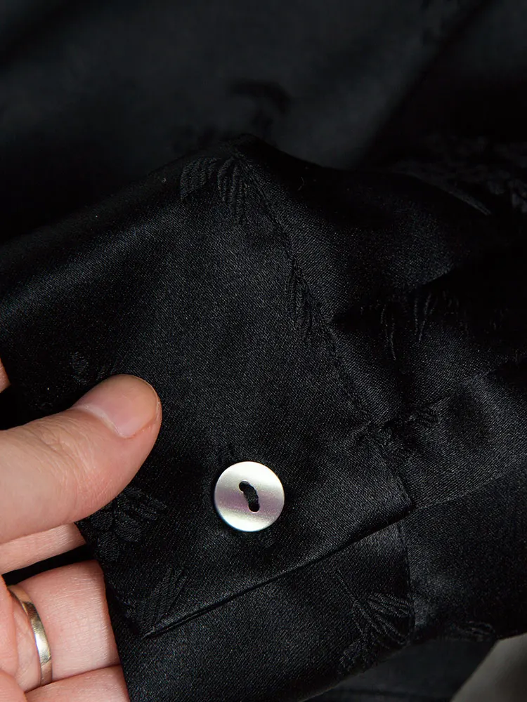 Рисунок 3 - Черная Тяжелая шелковая рубашка