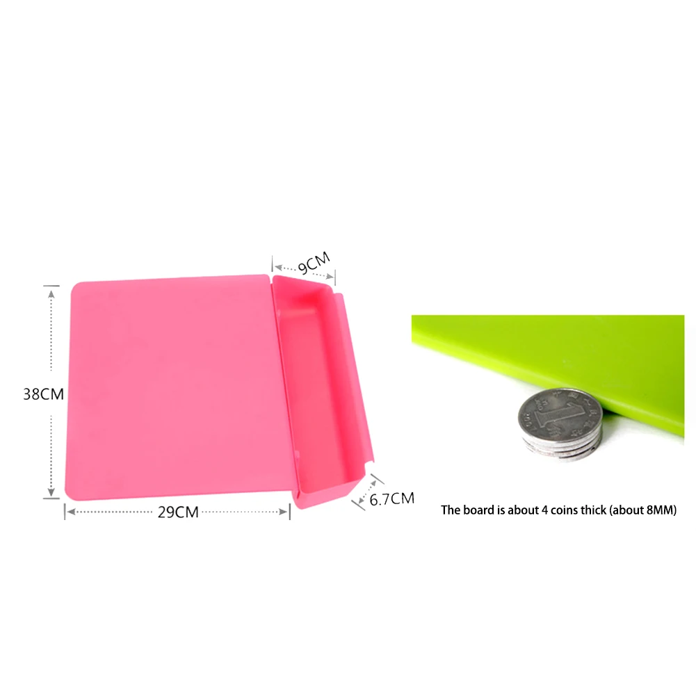 

Cutting Board for Kitchen Non-Slip Plastic Chopping Board with Built-In Grooves for Vegetable Fruit PR Sale