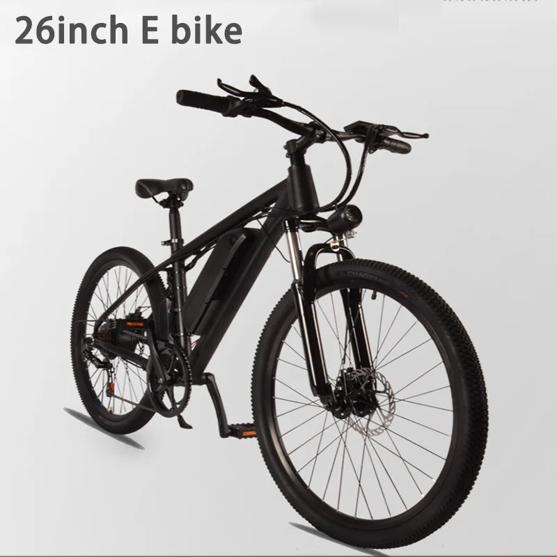 

Black 26 Inch Mountain 7 Speed One Seat Electric Bicycle