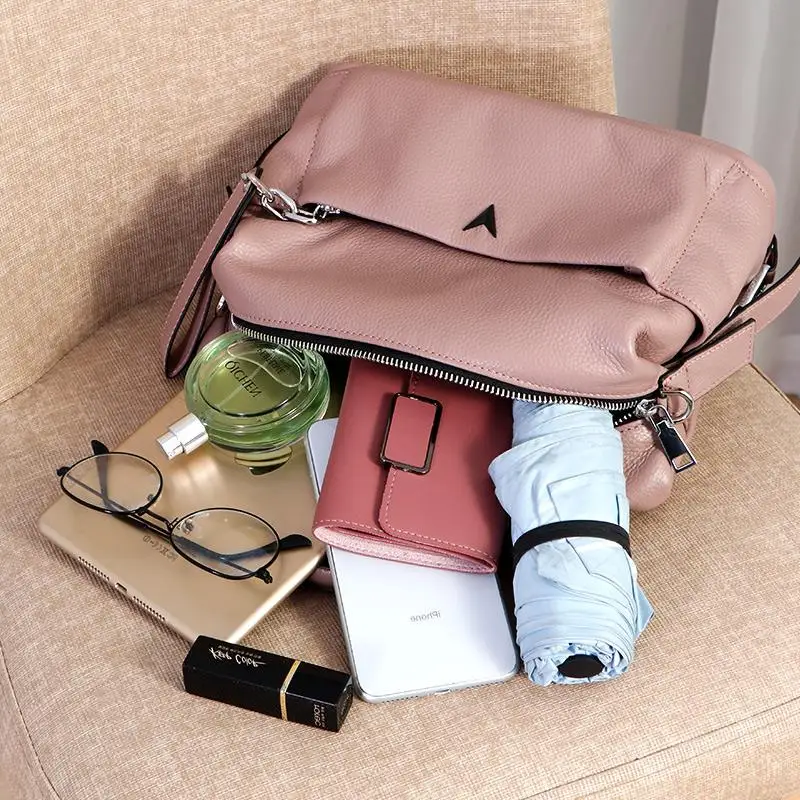 Женские сумки из воловьей кожи первый слой подушка в стиле ретро женская сумка на