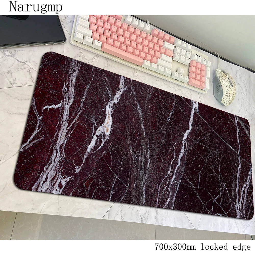 

Marble padmouse present accessory 700x300x2mm mouse pad Beautiful gaming enterprise rubber mats keyboard large mouse mat gamer
