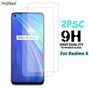 2pcs screen protector for oppo realme 6 glass screen protector 9h tempered glass for oppo realme 6 protective glass for realme 6 free global shipping