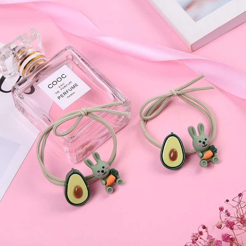 Высокое качество пластика с милым кроликом Авокадо для женщины и ребенка резинки