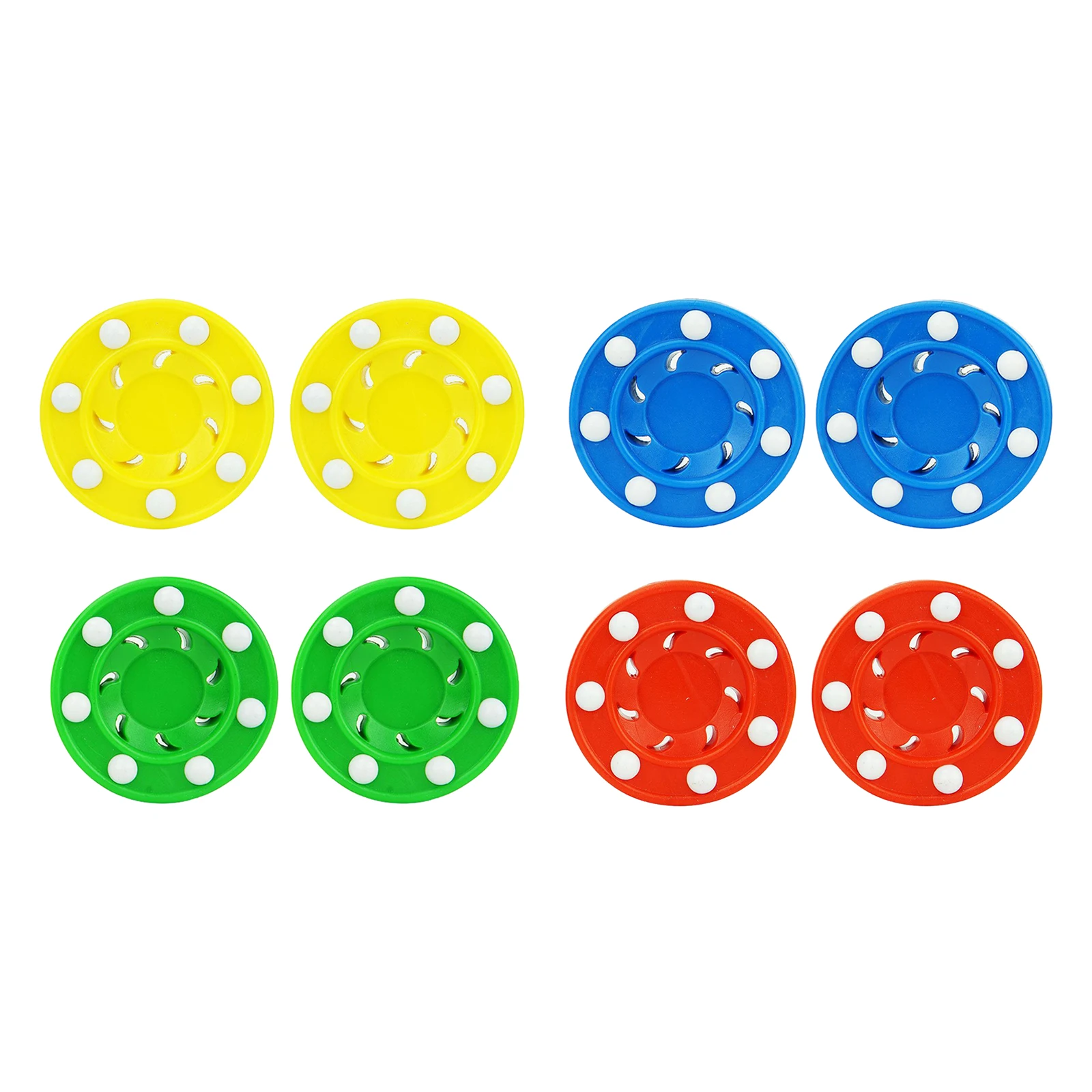 

2x Sports Street Roller Hockey Game Puck 120G Pro Shot Diameter 3" Thickness 1" Indoor and Street Hockey Practice Puck