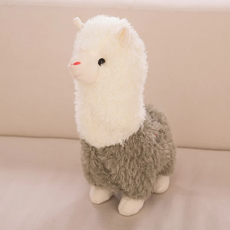28cm Cute Alpaca Plush Toy Kids Real Doll Pillow Animal Stuffed Soft Birthday Decoration Gifts Bed For Girls Children | Игрушки и хобби