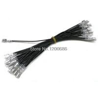20awg 12cm apart 6 3mm 30 daisy chained quick connectors wire harness new arcade push button micro switch ground wire
