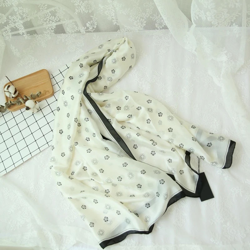 Мода 100% натуральный шелк хиджаб Женская Роскошная брендовая Дизайнерская обувь