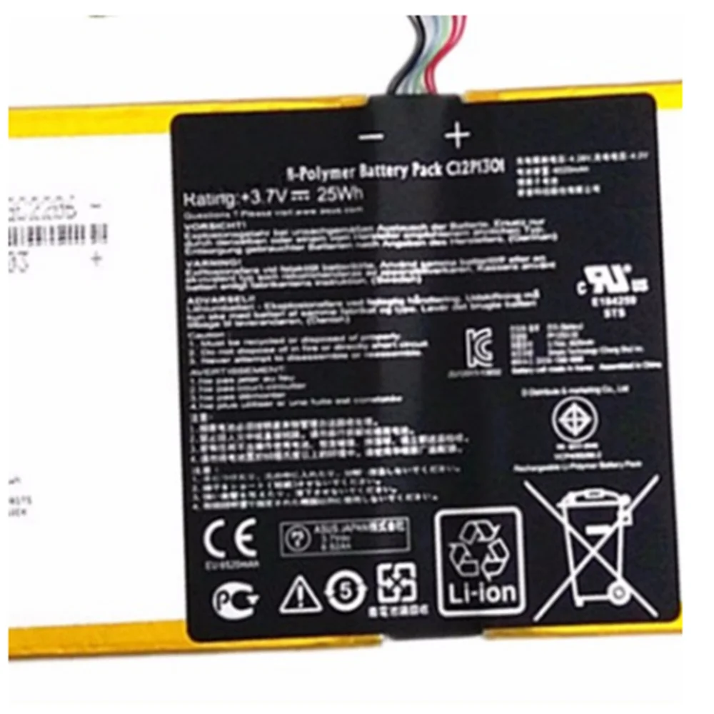 3,7 V 25Wh C12P1301 C12P1301 ноутбук Батарея для Asus MemoPad 10," C12P1301