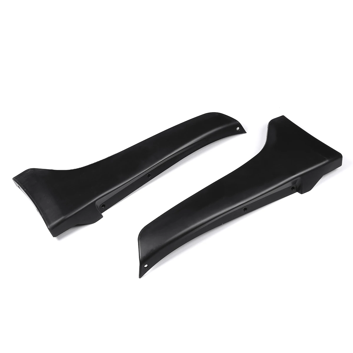 Пара черный автомобиль задний для крыла Брызговики щитки угол для Infiniti Q50- диффузор, губа на задний бампер Canard