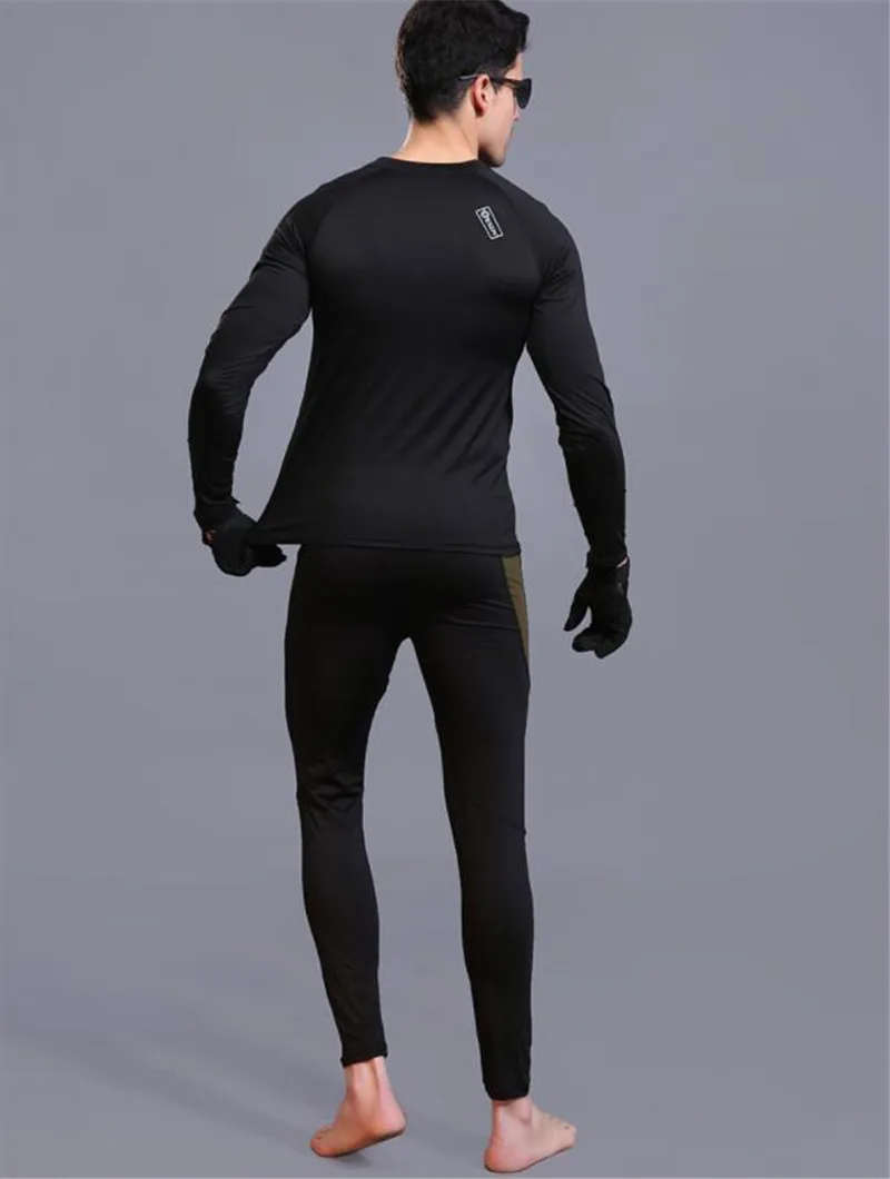 Осенне зимнее мужское термобелье из флиса мужская и женская уличная спортивная