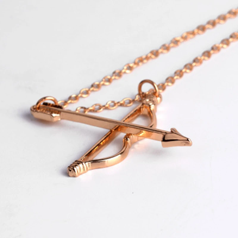 

Harry Bow Arrow Heart Necklace Archer Pendant Necklaces Jewelry For Women Men Lover's Gifts