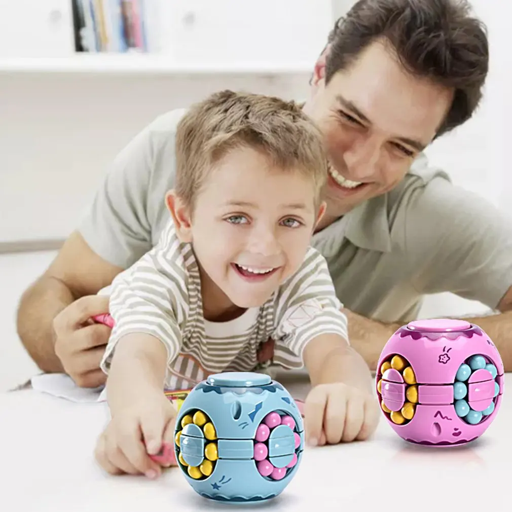 

3 in 1 Mini Multiple Functions Fidget Spinner Gyro Relieves Stress Develop intelligence Cube Toy for Kids Adults