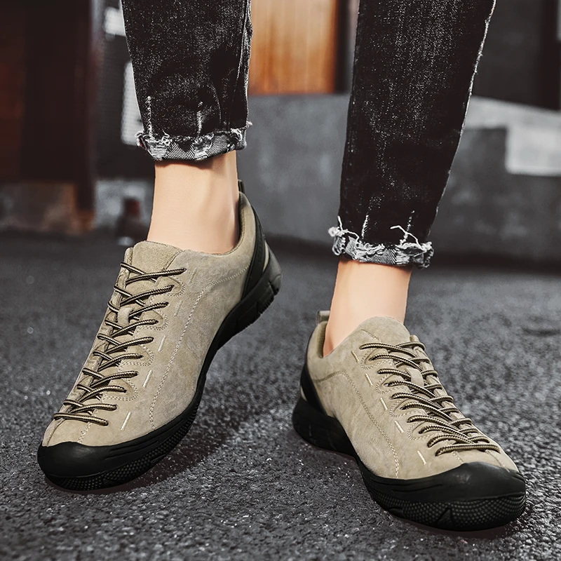 2022 Outdoor Men's Hiking Shoes Breathable Mountaineering Waterproof Women's Sneakers High Quality Hunting Travel Hiking Shoes