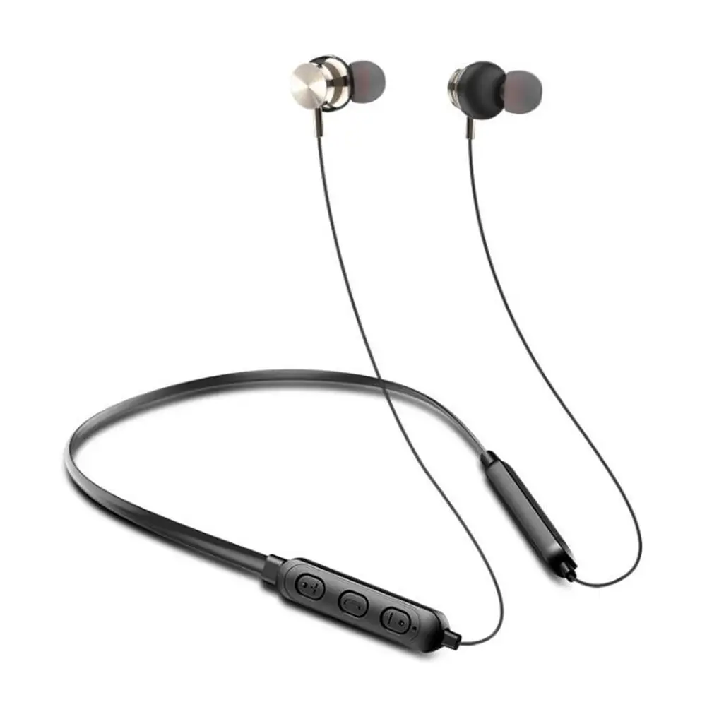 Bluetooth гарнитура с креплением на шею 5 0 стерео висячая шея беспроводная Спортивная