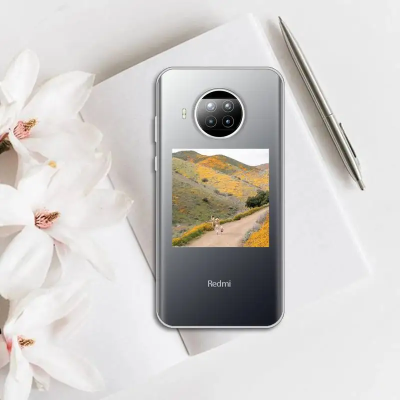 

Cottagecore Style pattern Phone Case Transparent for Xiaomi Redmi note 10 t 8 9 pro lite 11