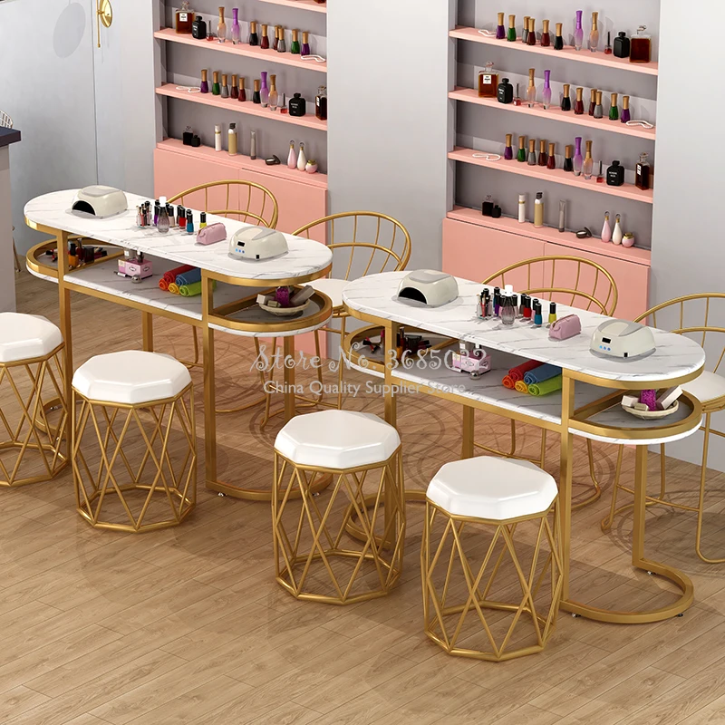 Маникюрные столики и стулья в скандинавском японском стиле 80 см прочный