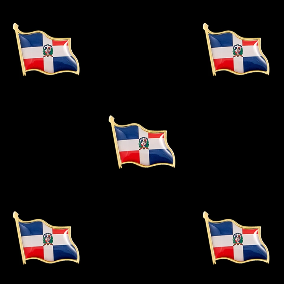 5 шт. флаг Мексиканской Республики брошь булавки металлические значки военные