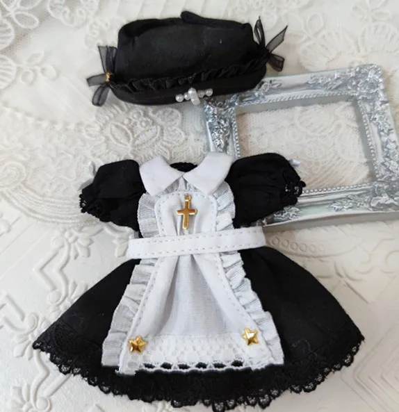 

OB11 baby suit dark baby nurse dress suit three color doll clothes skirt