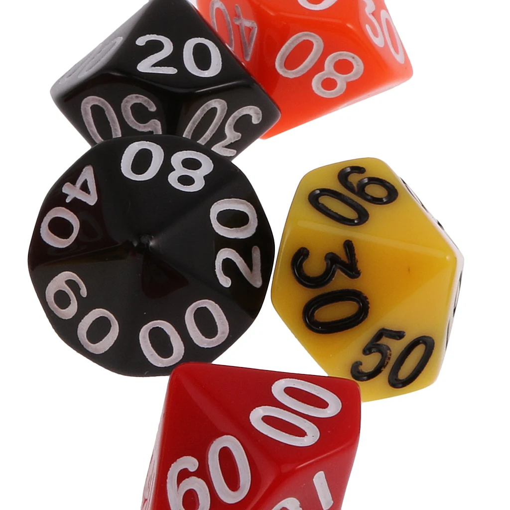

Stylish Acrylic 10 Sided Dices D10 Dice for TRPG Roleplaying Board Game