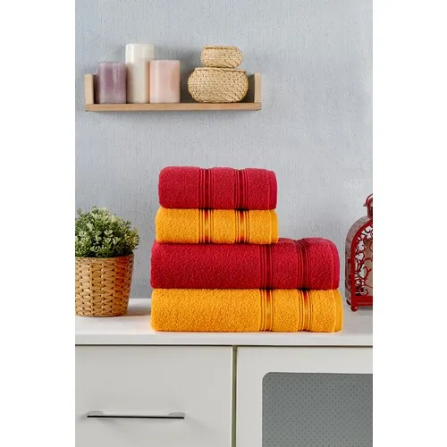 

Bemucci Textile Cotton 50x90 + 70x140 4'l Towel Set-Sandor