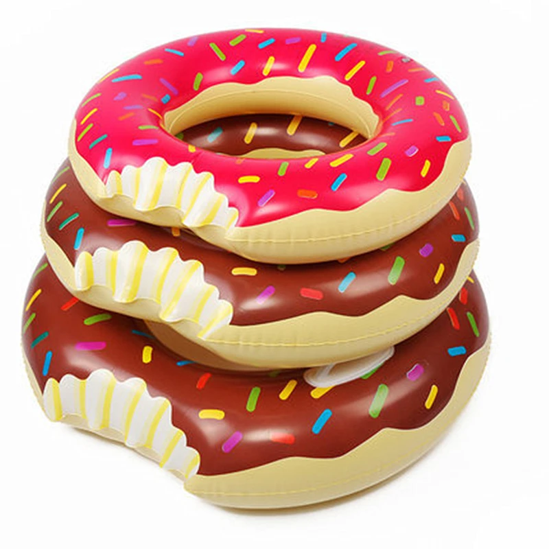 

Summer Water Inflatable Donut Swimming Ring Outdoor PVC Children Adult Swimming Life Buoy Pool Toy