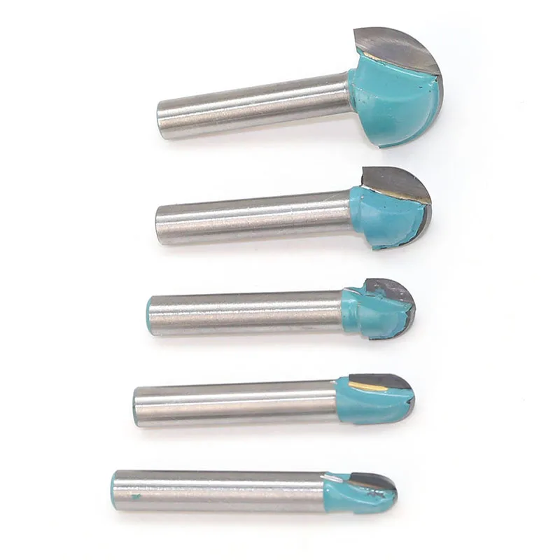 

New 5* 0.24 Shank Router Bit Ball Round Nose Wood Milling Cutter Cabinet Frame